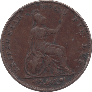 1853 FARTHING ( VF ) - Farthing - Cambridgeshire Coins