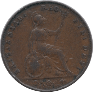 1853 FARTHING ( VF ) - Farthing - Cambridgeshire Coins