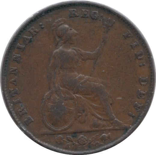 1853 FARTHING ( VF ) - Farthing - Cambridgeshire Coins