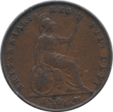 1853 FARTHING ( VF ) - Farthing - Cambridgeshire Coins