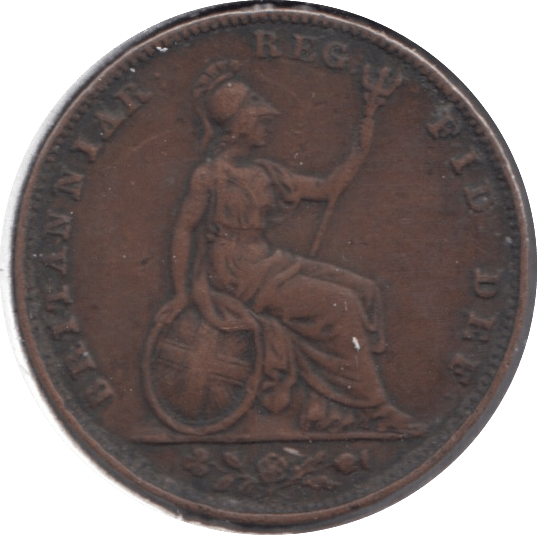 1853 FARTHING ( VF ) - Farthing - Cambridgeshire Coins