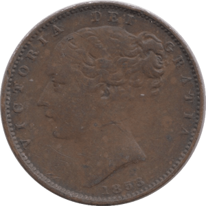 1853 FARTHING ( VF ) - Farthing - Cambridgeshire Coins