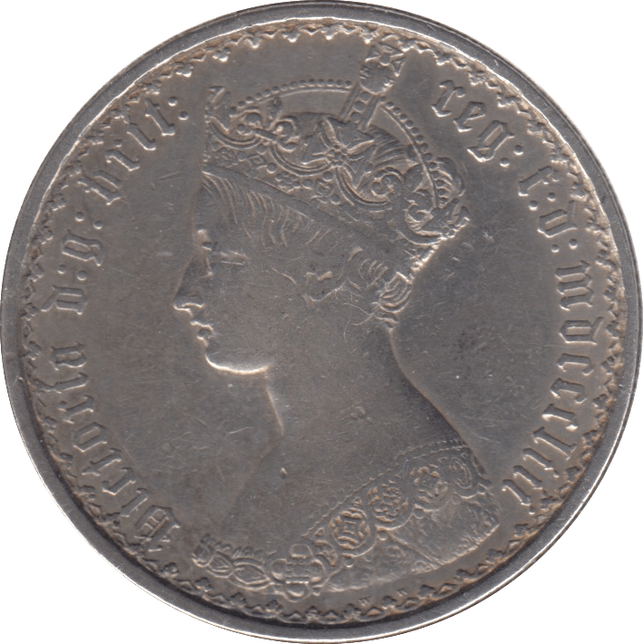 1853 FLORIN ( GF ) - FLORIN - Cambridgeshire Coins