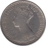 1853 FLORIN ( GF ) - FLORIN - Cambridgeshire Coins