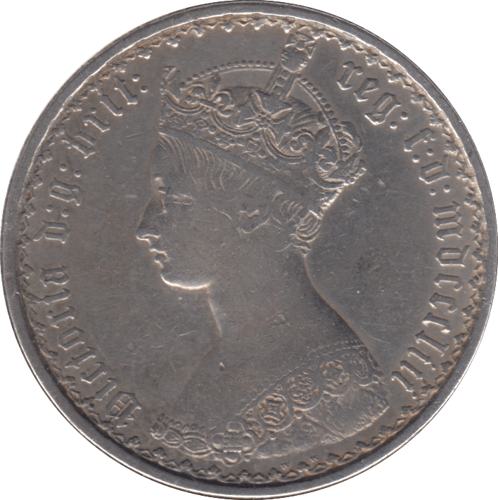 1853 FLORIN ( GF ) - FLORIN - Cambridgeshire Coins