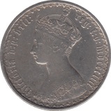 1853 FLORIN ( GF ) - FLORIN - Cambridgeshire Coins