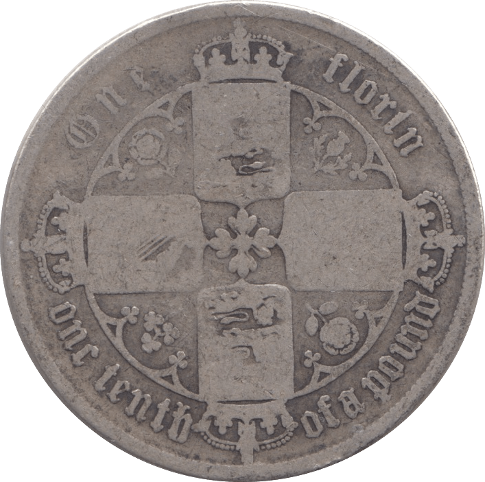 1853 FLORIN ( NF ) - FLORIN - Cambridgeshire Coins