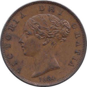 1853 HALFPENNY ( AUNC ) - Halfpenny - Cambridgeshire Coins