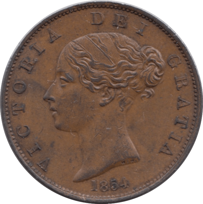 1853 HALFPENNY ( AUNC ) - Halfpenny - Cambridgeshire Coins