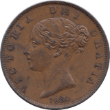 1853 HALFPENNY ( AUNC ) - Halfpenny - Cambridgeshire Coins