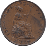 1853 HALFPENNY ( AUNC ) - Halfpenny - Cambridgeshire Coins