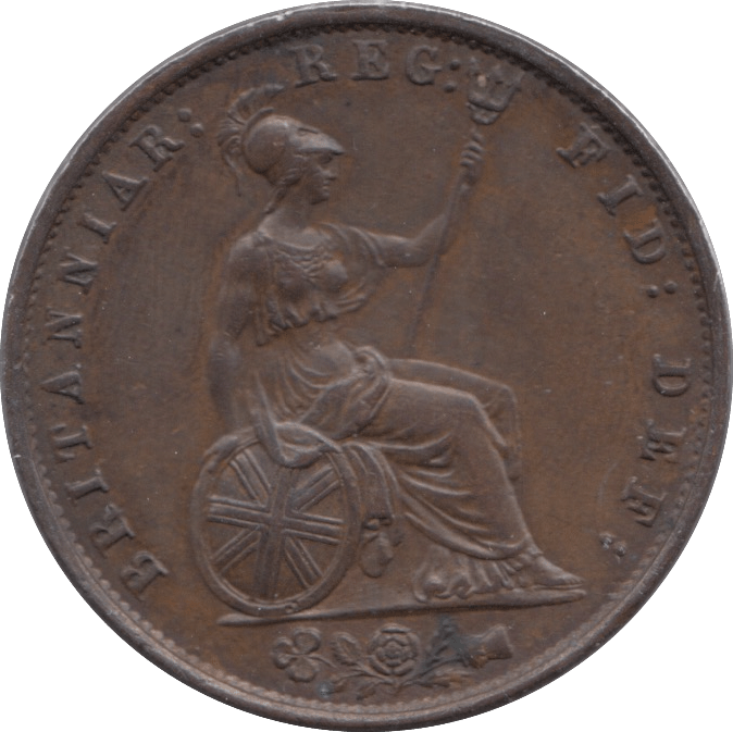 1853 HALFPENNY ( UNC ) - Halfpenny - Cambridgeshire Coins