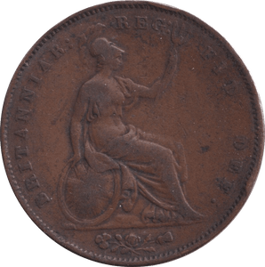 1853 PENNY ( FINE ) - Penny - Cambridgeshire Coins