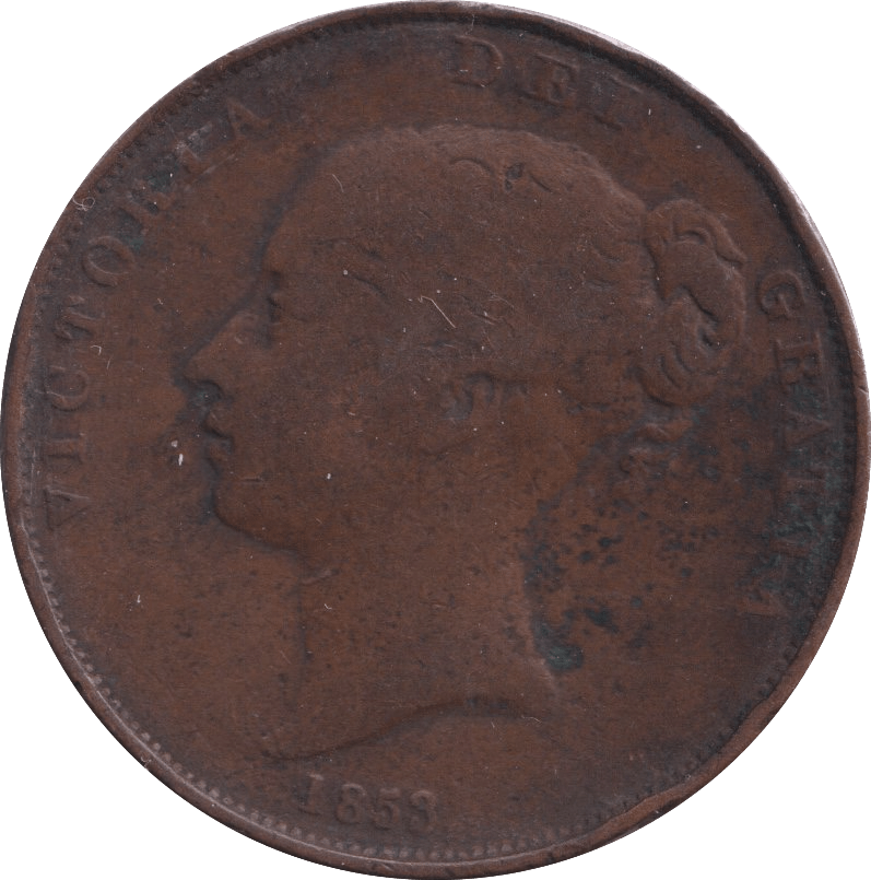 1853 PENNY ( FINE ) - Penny - Cambridgeshire Coins