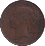 1853 PENNY ( FINE ) - Penny - Cambridgeshire Coins