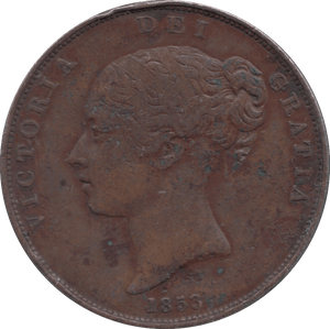 1853 PENNY ( GF ) - Penny - Cambridgeshire Coins