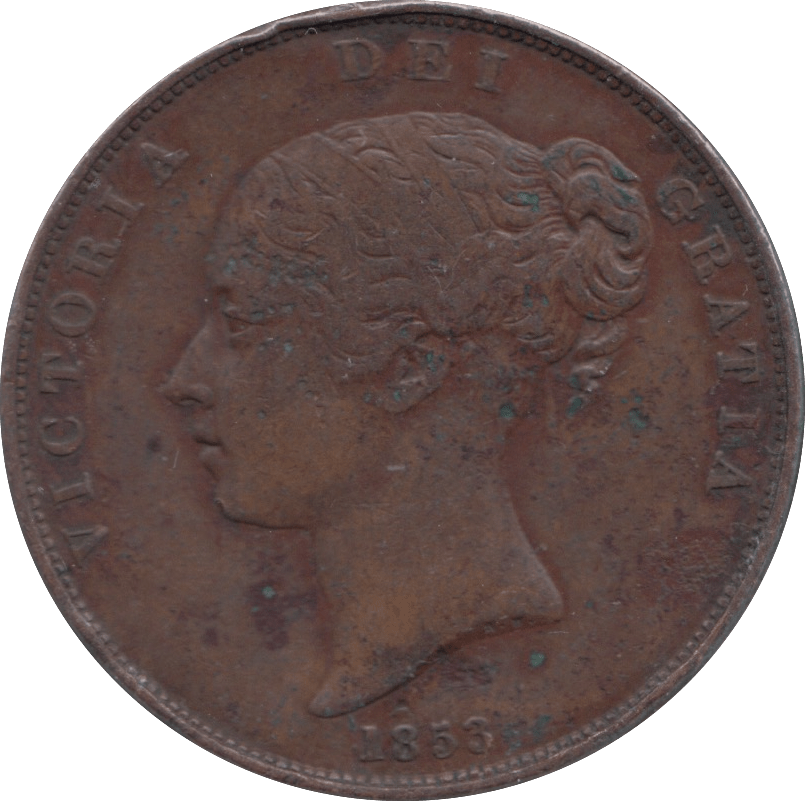 1853 PENNY ( GF ) - Penny - Cambridgeshire Coins