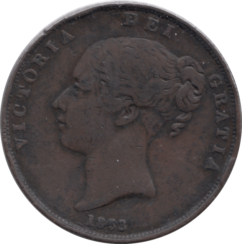 1853 PENNY ( GF ) - Penny - Cambridgeshire Coins