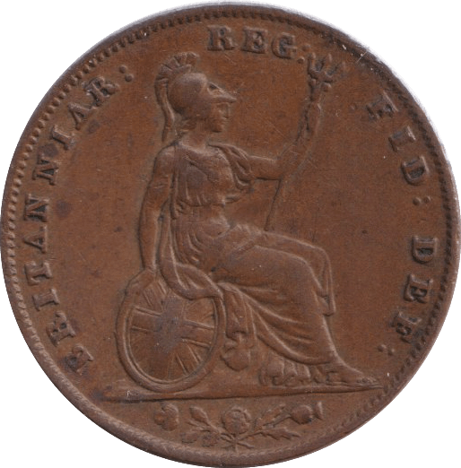 1854 FARTHING ( GF ) - FARTHING - Cambridgeshire Coins