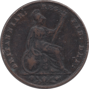 1854 FARTHING ( GVF ) - Farthing - Cambridgeshire Coins