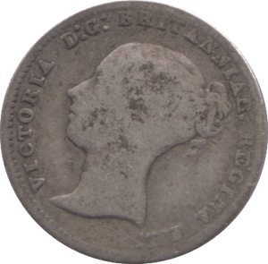 1854 FOURPENCE ( FINE ) - Fourpence - Cambridgeshire Coins