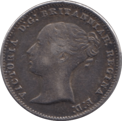 1854 FOURPENCE ( GVF ) - Fourpence - Cambridgeshire Coins