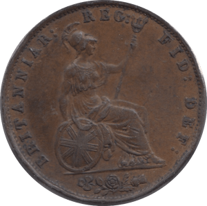 1854 HALFPENNY ( AUNC ) - Halfpenny - Cambridgeshire Coins