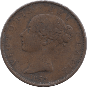 1854 HALFPENNY ( EF ) - Halfpenny - Cambridgeshire Coins