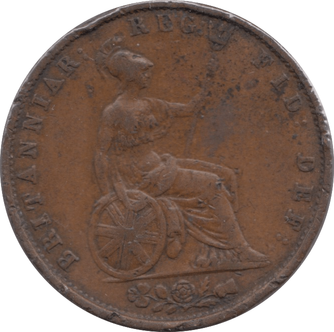 1854 HALFPENNY ( GF ) - Halfpenny - Cambridgeshire Coins