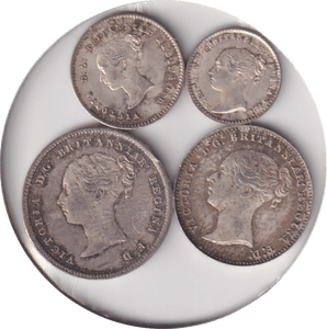 1854 MAUNDY SET VICTORIA - Maundy Set - Cambridgeshire Coins