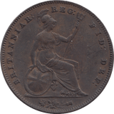 1854 PENNY BRITANNIA ( AUNC ) - PENNY - Cambridgeshire Coins