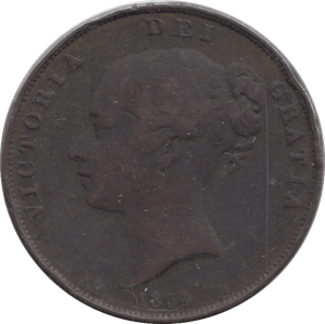 1854 PENNY ( FINE ) 2 - Penny - Cambridgeshire Coins