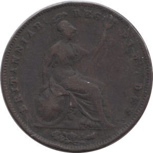 1854 PENNY ( FINE ) 2 - Penny - Cambridgeshire Coins