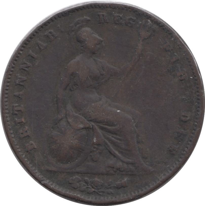 1854 PENNY ( FINE ) 2 - Penny - Cambridgeshire Coins