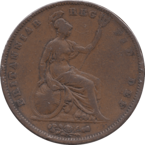 1854 PENNY ( FINE ) - Penny - Cambridgeshire Coins