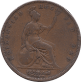 1854 PENNY ( FINE ) - Penny - Cambridgeshire Coins