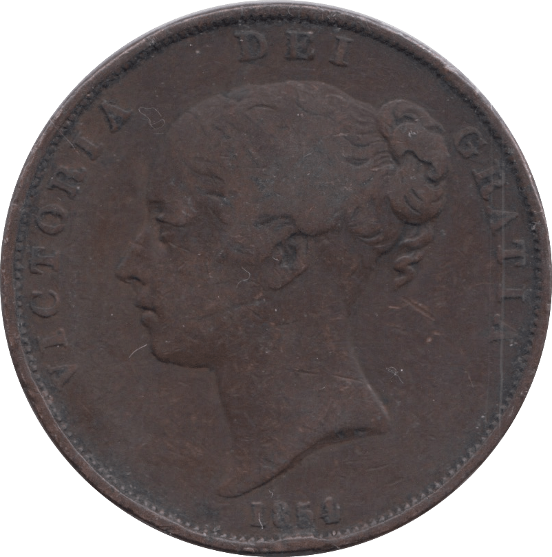 1854 PENNY ( FINE ) - Penny - Cambridgeshire Coins