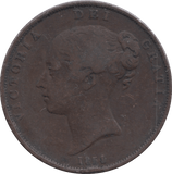 1854 PENNY ( FINE ) - Penny - Cambridgeshire Coins