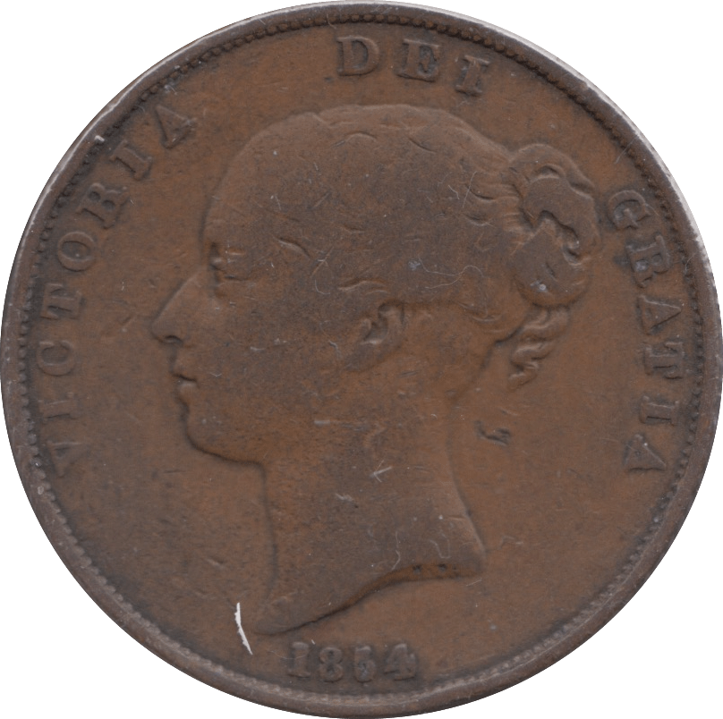 1854 PENNY ( FINE ) - Penny - Cambridgeshire Coins