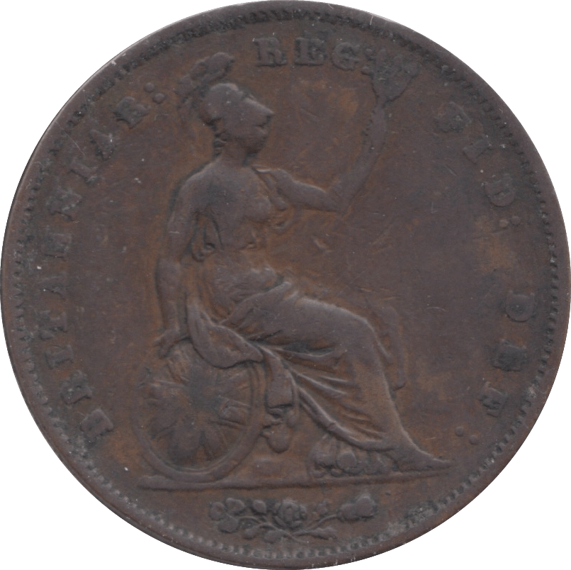 1854 PENNY ( FINE ) - PENNY - Cambridgeshire Coins