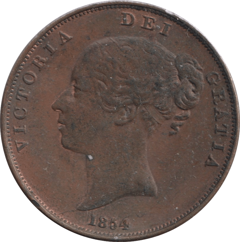 1854 PENNY ( GVF ) - PENNY - Cambridgeshire Coins