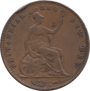 1854 PENNY ( GVF ) - Penny - Cambridgeshire Coins