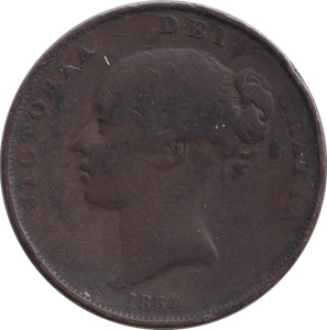 1854 PENNY ( NF ) - PENNY - Cambridgeshire Coins