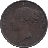 1854 PENNY ( VF ) 3 - PENNY - Cambridgeshire Coins