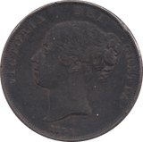 1854 PENNY ( VF ) - PENNY - Cambridgeshire Coins