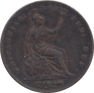 1854 PENNY ( VF ) - PENNY - Cambridgeshire Coins