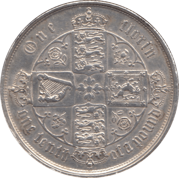 1855 FLORIN ( EF ) - FLORIN - Cambridgeshire Coins