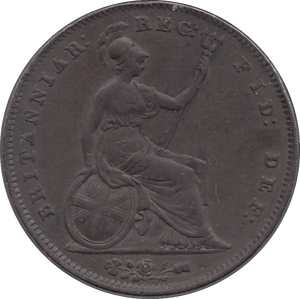 1855 PENNY ( EF ) - Penny - Cambridgeshire Coins