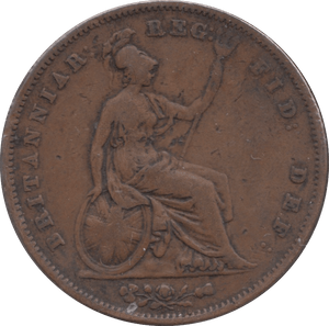 1855 PENNY ( FINE ) - Penny - Cambridgeshire Coins