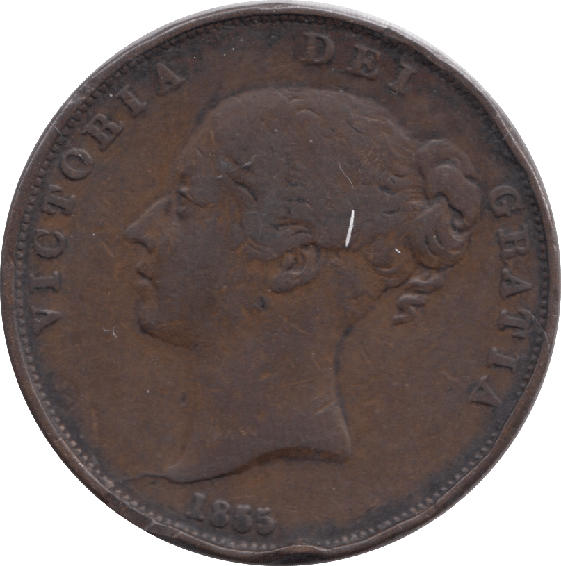 1855 PENNY ( GF ) - Penny - Cambridgeshire Coins